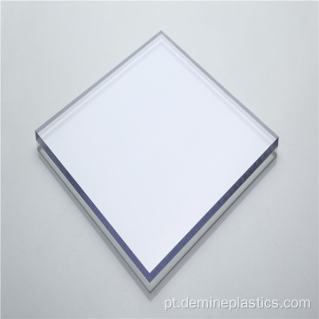 Placa de policarbonato de cobertura de plástico transparente